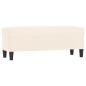 vidaXL Panca crema 100x35x41 cm in Velluto vidaXL Panca crema 100x35x41 cm in Velluto
