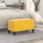 vidaXL Panca Giallo 70x35x41 cm in Velluto vidaXL Panca Giallo 70x35x41 cm in Velluto