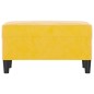 vidaXL Panca Giallo 70x35x41 cm in Velluto vidaXL Panca Giallo 70x35x41 cm in Velluto