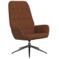vidaXL Poltrona Relax Marrone in Similpelle Scamosciata vidaXL Poltrona Relax Marrone in Similpelle Scamosciata