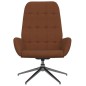 vidaXL Poltrona Relax Marrone in Similpelle Scamosciata vidaXL Poltrona Relax Marrone in Similpelle Scamosciata