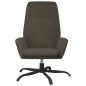vidaXL Poltrona Relax Grigio Scuro in Similpelle Scamosciata vidaXL Poltrona Relax Grigio Scuro in Similpelle Scamosciata