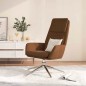 vidaXL Poltrona Rilassante Marrone in Similpelle Scamosciata vidaXL Poltrona Rilassante Marrone in Similpelle Scamosciata