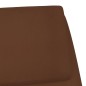 vidaXL Poltrona Rilassante Marrone in Similpelle Scamosciata vidaXL Poltrona Rilassante Marrone in Similpelle Scamosciata