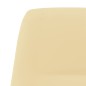 vidaXL Poltrona Relax Bianco Crema in Velluto vidaXL Poltrona Relax Bianco Crema in Velluto