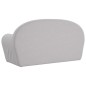 vidaXL Divano per Bambini a 2 Posti Grigio Chiaro in Morbido Peluche vidaXL Divano per Bambini a 2 Posti Grigio Chiaro in Morbido Peluche