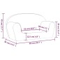 vidaXL Divano per Bambini a 2 Posti Grigio Chiaro in Morbido Peluche vidaXL Divano per Bambini a 2 Posti Grigio Chiaro in Morbido Peluche