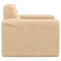vidaXL Divano per Bambini Crema in Morbido Peluche vidaXL Divano per Bambini Crema in Morbido Peluche