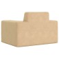 vidaXL Divano per Bambini Crema in Morbido Peluche vidaXL Divano per Bambini Crema in Morbido Peluche