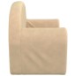 vidaXL Divano Letto per Bambini a 2 Posti Crema in Morbido Peluche vidaXL Divano Letto per Bambini a 2 Posti Crema in Morbido Peluche