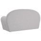 vidaXL Divano Letto per Bambini a 2 Posti Grigio Chiaro in Peluche vidaXL Divano Letto per Bambini a 2 Posti Grigio Chiaro in Peluche