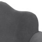 vidaXL Divano per Bambini a 2 Posti Antracite in Morbido Peluche vidaXL Divano per Bambini a 2 Posti Antracite in Morbido Peluche