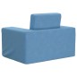 vidaXL Divano per Bambini Blu in Morbido Peluche vidaXL Divano per Bambini Blu in Morbido Peluche