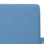 vidaXL Divano per Bambini Blu in Morbido Peluche vidaXL Divano per Bambini Blu in Morbido Peluche