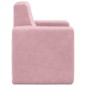 vidaXL Divano per Bambini Rosa in Morbido Peluche vidaXL Divano per Bambini Rosa in Morbido Peluche