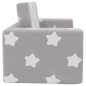 vidaXL Divano per Bambini 2 Posti Grigio Chiaro Stelle Morbido Peluche vidaXL Divano per Bambini 2 Posti Grigio Chiaro Stelle Morbido Peluche