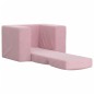 vidaXL Divano per Bambini Rosa in Morbido Peluche vidaXL Divano per Bambini Rosa in Morbido Peluche