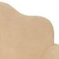 vidaXL Divano Letto per Bambini a 2 Posti Crema in Morbido Peluche vidaXL Divano Letto per Bambini a 2 Posti Crema in Morbido Peluche