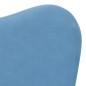 vidaXL Divano per Bambini Blu in Morbido Peluche vidaXL Divano per Bambini Blu in Morbido Peluche