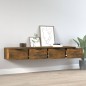 Mobili Pensili 2 pz Rovere Fumo 68x30x20 cm Legno Multistrato Mobili Pensili 2 pz Rovere Fumo 68x30x20 cm Legno Multistrato