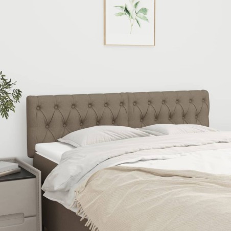 vidaXL Testiere 2 pz Tortora 72x7x78/88 cm in Tessuto
