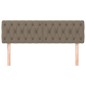 vidaXL Testiere 2 pz Tortora 72x7x78/88 cm in Tessuto