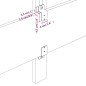 vidaXL Testiere 2 pz Tortora 72x7x78/88 cm in Tessuto