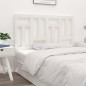 Testiera per Letto Bianca 205,5x4x100 cm Legno Massello di Pino Testiera per Letto Bianca 205,5x4x100 cm Legno Massello di Pino
