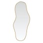 vidaXL Specchio da Parete Dorato 60x25 cm
