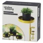 Esschert Design Vassoio per Piante con Morsetto Rotondo Dorato S Esschert Design Vassoio per Piante con Morsetto Rotondo Dorato S