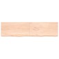 vidaXL Piano Bagno 200x50x6 cm in Legno Massello Non Trattato