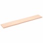 vidaXL Piano Bagno 180x30x4 cm in Legno Massello Non Trattato