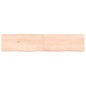 vidaXL Piano Bagno 140x30x6 cm in Legno Massello Non Trattato
