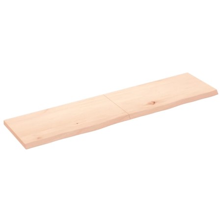 vidaXL Piano Bagno 160x40x4 cm in Legno Massello Non Trattato