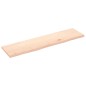 vidaXL Piano Bagno 160x40x4 cm in Legno Massello Non Trattato
