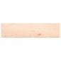 vidaXL Piano Bagno 160x40x4 cm in Legno Massello Non Trattato