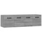 Mobili Parete 2 pz Grigio Sonoma 80x35x36,5cm Legno Multistrato Mobili Parete 2 pz Grigio Sonoma 80x35x36,5cm Legno Multistrato