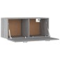 vidaXL Mobile a Parete Grigio Sonoma 80x36,5x35cm in Legno Multistrato vidaXL Mobile a Parete Grigio Sonoma 80x36,5x35cm in Legno Multistrato