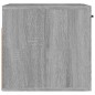 vidaXL Mobile a Parete Grigio Sonoma 80x36,5x35cm in Legno Multistrato vidaXL Mobile a Parete Grigio Sonoma 80x36,5x35cm in Legno Multistrato