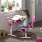 Vipack Scrivania per Bambini Comfortline 201 con Sedia Rosa e Bianca Vipack Scrivania per Bambini Comfortline 201 con Sedia Rosa e Bianca