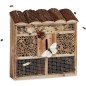 HI Casetta Nidificazione per Insetti in Legno Naturale 30x9,5x30 cm HI Casetta Nidificazione per Insetti in Legno Naturale 30x9,5x30 cm