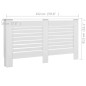 vidaXL Coperture per Radiatori 2 pz Bianche 152x19x81,5 cm in MDF vidaXL Coperture per Radiatori 2 pz Bianche 152x19x81,5 cm in MDF