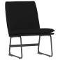 vidaXL Sedia Lounge Nera 52x75x76 cm in Tessuto