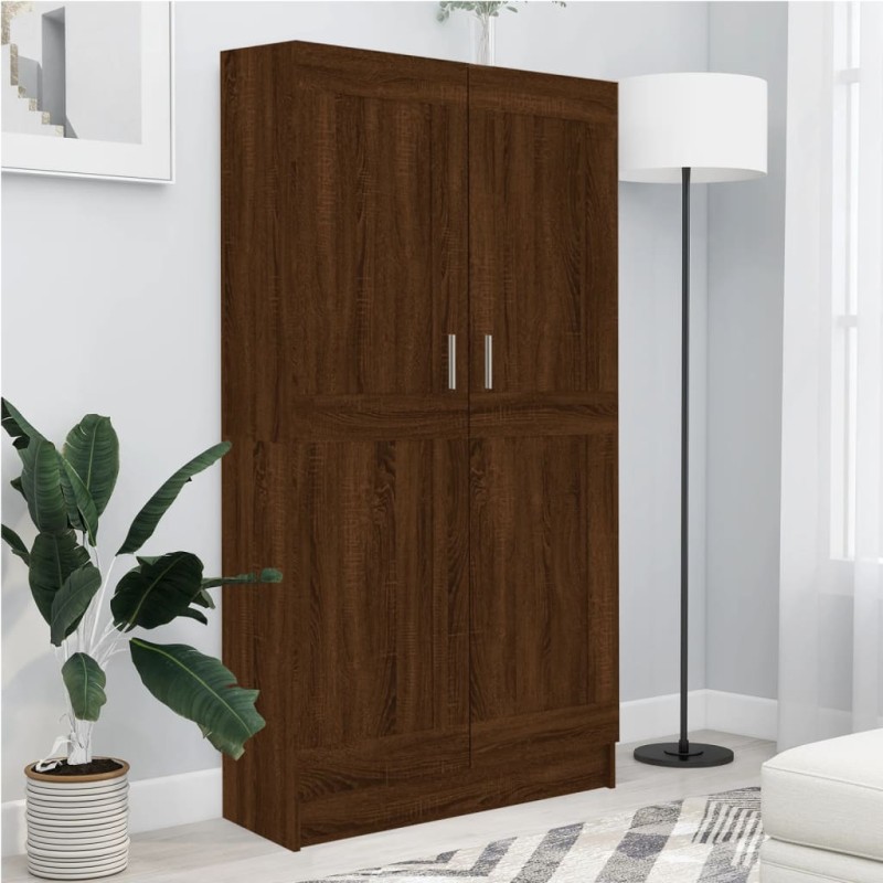 vidaXL Libreria Rovere Marrone 82,5x30,5x150 cm in Legno Multistrato vidaXL Libreria Rovere Marrone 82,5x30,5x150 cm in Legno Multistrato