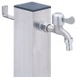 vidaXL Colonna d'Acqua da Giardino 80 cm Acciaio Inox Quadrato vidaXL Colonna d'Acqua da Giardino 80 cm Acciaio Inox Quadrato