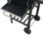 vidaXL Barbecue a Carbonella con Ripiano Inferiore Nero vidaXL Barbecue a Carbonella con Ripiano Inferiore Nero