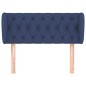 vidaXL Testiera ad Orecchio Blu 93x23x78/88 cm in Tessuto vidaXL Testiera ad Orecchio Blu 93x23x78/88 cm in Tessuto
