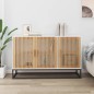 vidaXL Credenza Bianca 105x30x65 cm in Legno Multistrato vidaXL Credenza Bianca 105x30x65 cm in Legno Multistrato