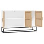 vidaXL Credenza Bianca 105x30x65 cm in Legno Multistrato vidaXL Credenza Bianca 105x30x65 cm in Legno Multistrato