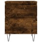 vidaXL Comodino Rovere Fumo 40x35x50 cm in Legno Multistrato vidaXL Comodino Rovere Fumo 40x35x50 cm in Legno Multistrato